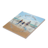 Personalisierter benutzerdefinierter Foto-Keramik Fliese (Seite)