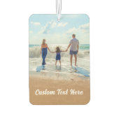 Personalisierter, benutzerdefinierter Foto-Luftküh Autolufterfrischer (Rückseite)