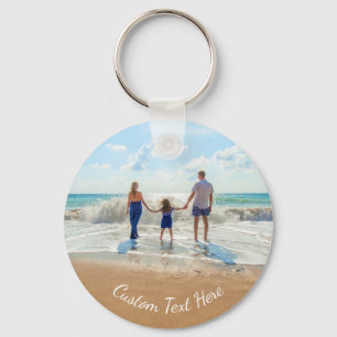 Personalisierter benutzerdefinierter Foto-Schlüsse Schlüsselanhänger