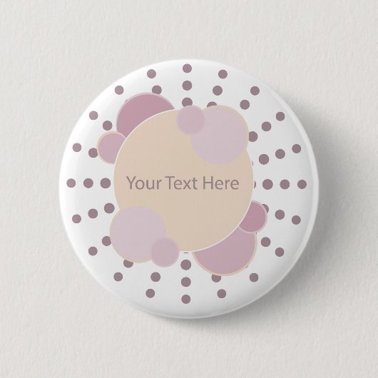 Personalisierter benutzerdefinierter Foto- und Tex Button (Vorderseite)