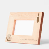 Personalisierter, benutzerdefinierter, geätzter Bo Geätzte Rahmen (Links)