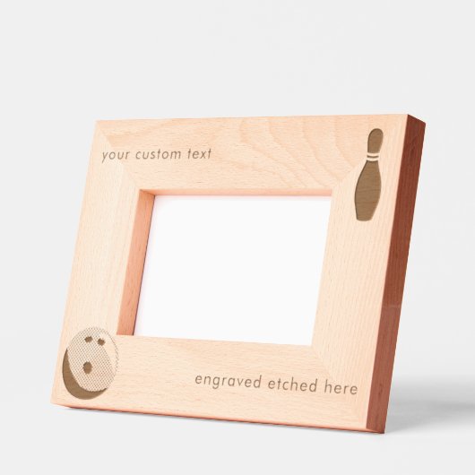 Personalisierter, benutzerdefinierter, geätzter Bo Geätzte Rahmen (Links)