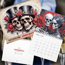 Personalisierter benutzerdefinierter Gothic-Horror Kalender
