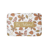 Personalisierter benutzerdefinierter Herbst Badematte (Vorderseite)