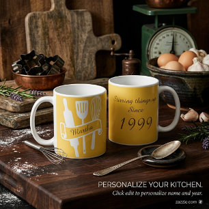 Personalisierter benutzerdefinierter Koch Kaffeetasse