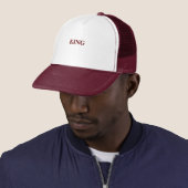Personalisierter, benutzerdefinierter Maroon Color Truckerkappe (Beispiel)