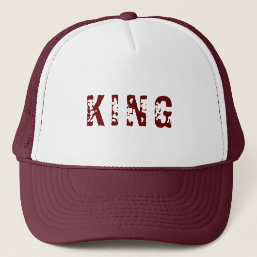 Personalisierter, benutzerdefinierter Maroon Color Truckerkappe (Vorderseite)