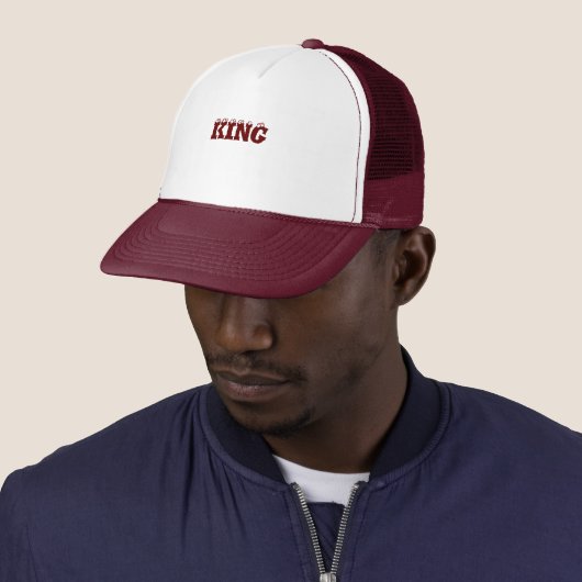 Personalisierter, benutzerdefinierter Maroon Color Truckerkappe (Beispiel)