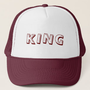 Personalisierter, benutzerdefinierter Maroon Color Truckerkappe