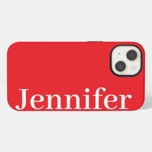 Personalisierter benutzerdefinierter Name Einfach iPhone 13 Hülle