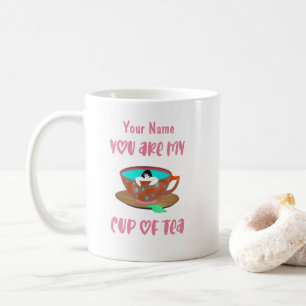 Personalisierter benutzerdefinierter Name Lustiger Kaffeetasse