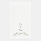 Personalisierter, benutzerdefinierter Pinienhain Serviette (Vorderseite)