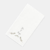 Personalisierter, benutzerdefinierter Pinienhain Serviette (Ecke)