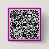 Personalisierter benutzerdefinierter QR-Code-Butto Button (Vorderseite)