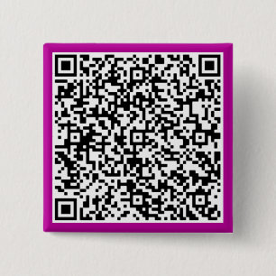 Personalisierter benutzerdefinierter QR-Code-Butto Button