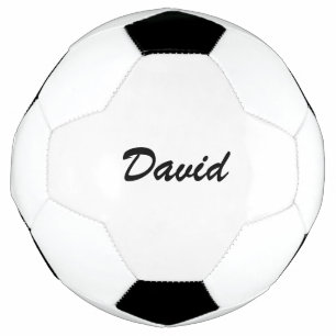 Personalisierter benutzerdefinierter Schriftname M Fußball