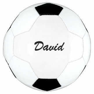 Personalisierter benutzerdefinierter Schriftname M Fußball