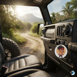 Personalisierter benutzerdefinierter Sigma Man Bod Schlüsselanhänger