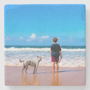 Personalisierter benutzerdefinierter Steinunterset Steinuntersetzer