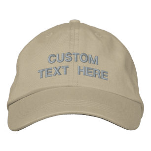 Personalisierter benutzerdefinierter Text, bestick Bestickte Baseballkappe