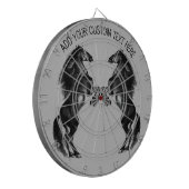 Personalisierter, benutzerdefinierter Text für das Dartscheibe (Vorderseite Links)