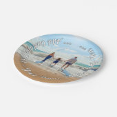 Personalisierter, benutzerdefinierter Text für Fot Pappteller (Schrägansicht)