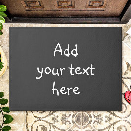Personalisierter benutzerdefinierter Text Fußmatte