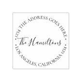 Personalisierter benutzerdefinierter Text innerhal Gummistempel (Prägung)