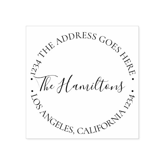 Personalisierter benutzerdefinierter Text innerhal Gummistempel (Prägung)