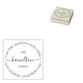 Personalisierter benutzerdefinierter Text innerhal Gummistempel (Stempel)