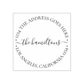 Personalisierter benutzerdefinierter Text innerhal Gummistempel (Prägung)