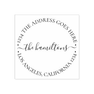 Personalisierter benutzerdefinierter Text innerhal Gummistempel