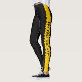 Personalisierter benutzerdefinierter Text und Farb Leggings (Links)