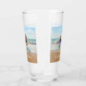 Personalisierter benutzerdefinierter Text und Foto Glas (Rechts)