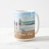 Personalisierter, benutzerdefinierter Text und Ihr Kaffeetasse (VorderseiteRechts)