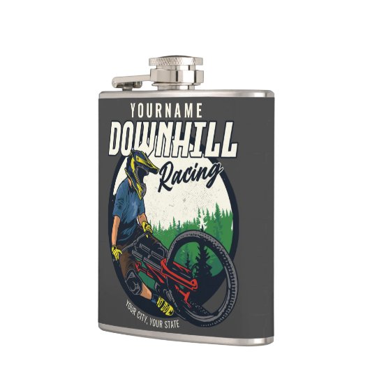 Personalisierter Bergpass Flachmann (Links)