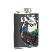 Personalisierter Bergpass Flachmann (Rechts)