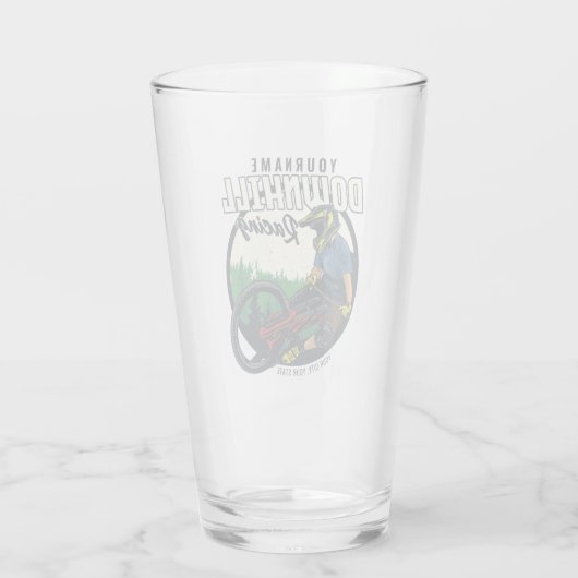 Personalisierter Bergpass  Glas (Rückseite)