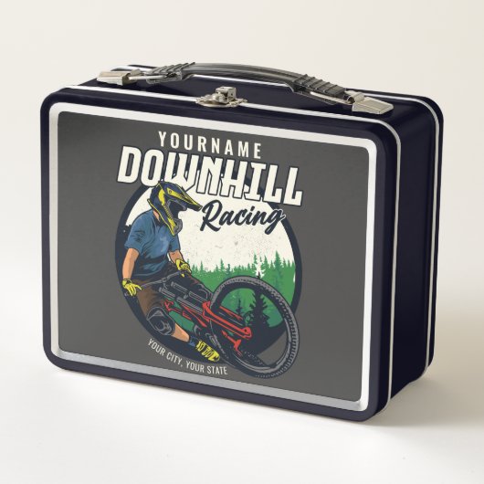 Personalisierter Bergpass Metall Brotdose (Vorderseite)