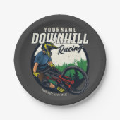 Personalisierter Bergpass Pappteller (Vorderseite)