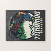 Personalisierter Bergpass Puzzle (Horizontal)