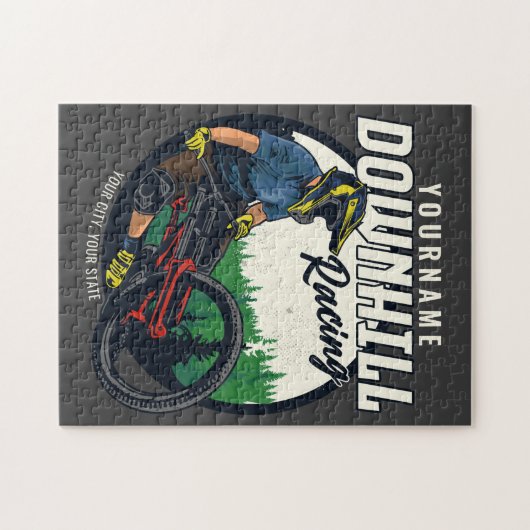 Personalisierter Bergpass Puzzle (Horizontal)