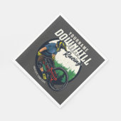 Personalisierter Bergpass Serviette (Ecke)