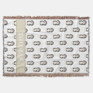 Personalisierter Bernedoodle Decke