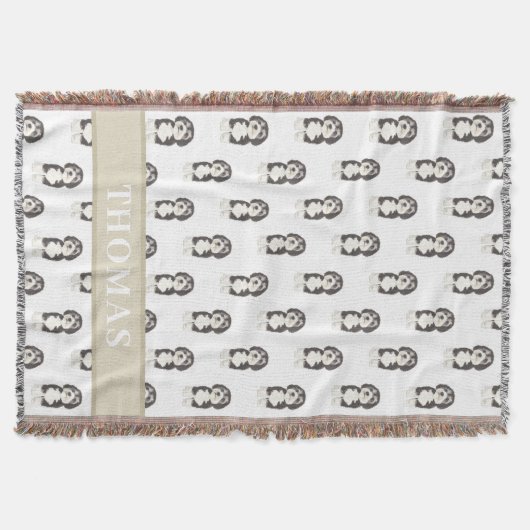 Personalisierter Bernedoodle Decke (Vorderseite)