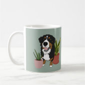 Personalisierter Berner Berghund Kaffeetasse (Links)