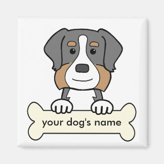 Personalisierter Berner Berghund Magnet