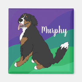 Personalisierter Berner Hund Welpe Magnet