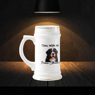 Personalisierter Bernhardiner Hund Bierglas