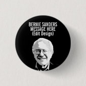 Personalisierter Bernie Sanders Button (Vorderseite)